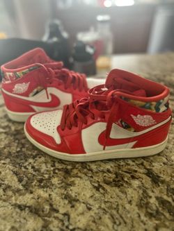 Nike Air Jordan 1 Mid Barcelona Sweater - Size 7.5