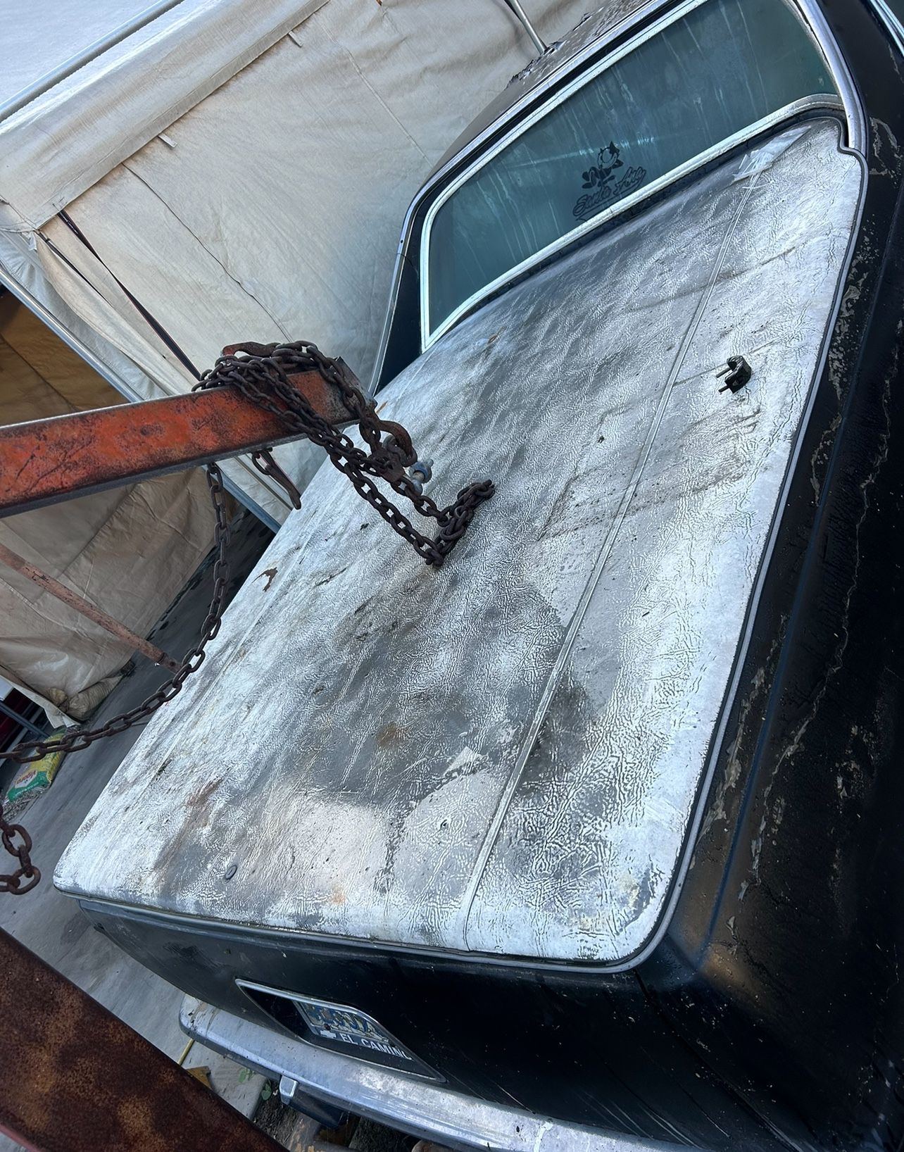 1978 Through 87 Chevy El Camino Fiberglass tonneau cover
