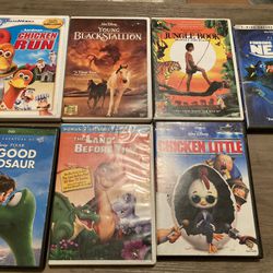 Huge Movie Lot - Finding Nemo, Chicken Run, Jungle Book, The Good Dinosaur, The Land Before Time