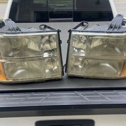 2011 GMC Sierra Denali Headlights LH & RH