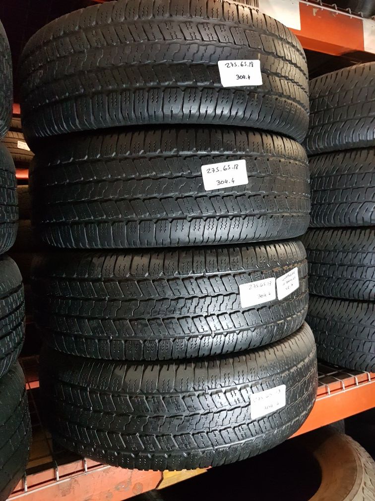 275 65 18 SET OF 4 GOODYEAR WRANGLER SR-A 275/65R18 for Sale in Fort  Lauderdale, FL - OfferUp