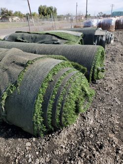 Artificial grass recycled