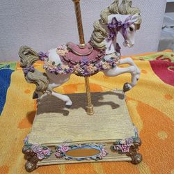 Vintage Carousel Musical Horse