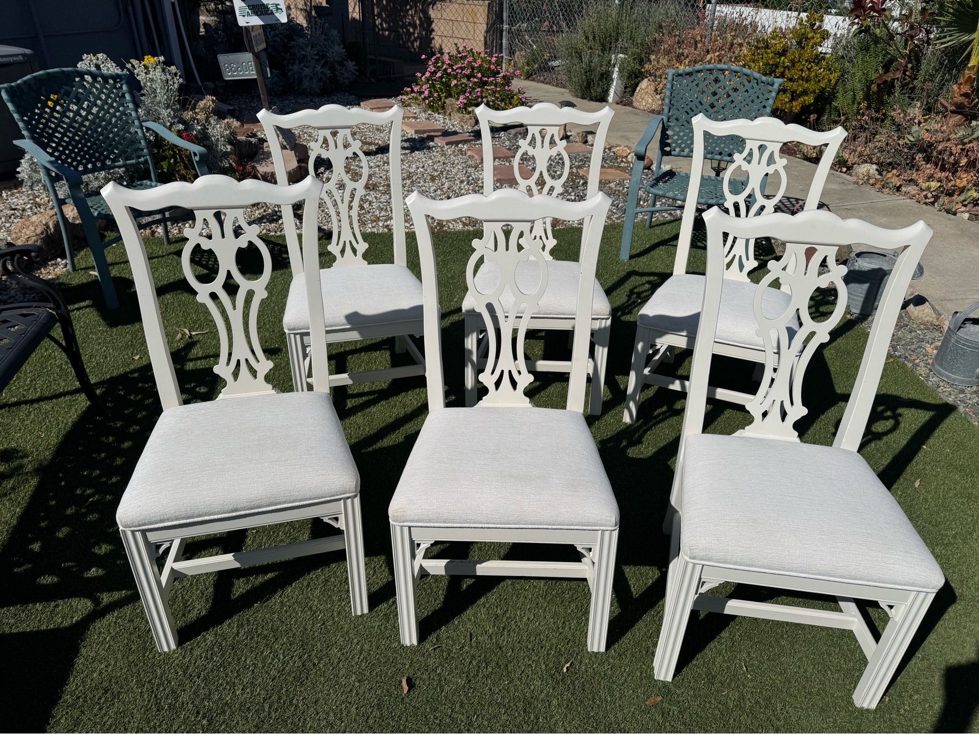 Set of 6 Ethan Allen Georgian Court Dining Chairs