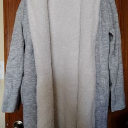 Sherpa Lined Hooded Cardigan 