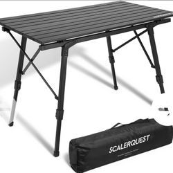 SCLERQUEST Portable Aluminum Camping Table
