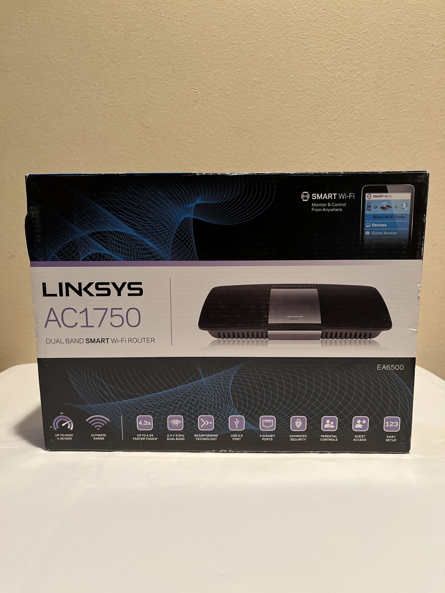Linksys AC1750 Dual Band Smart Wi-Fi Router