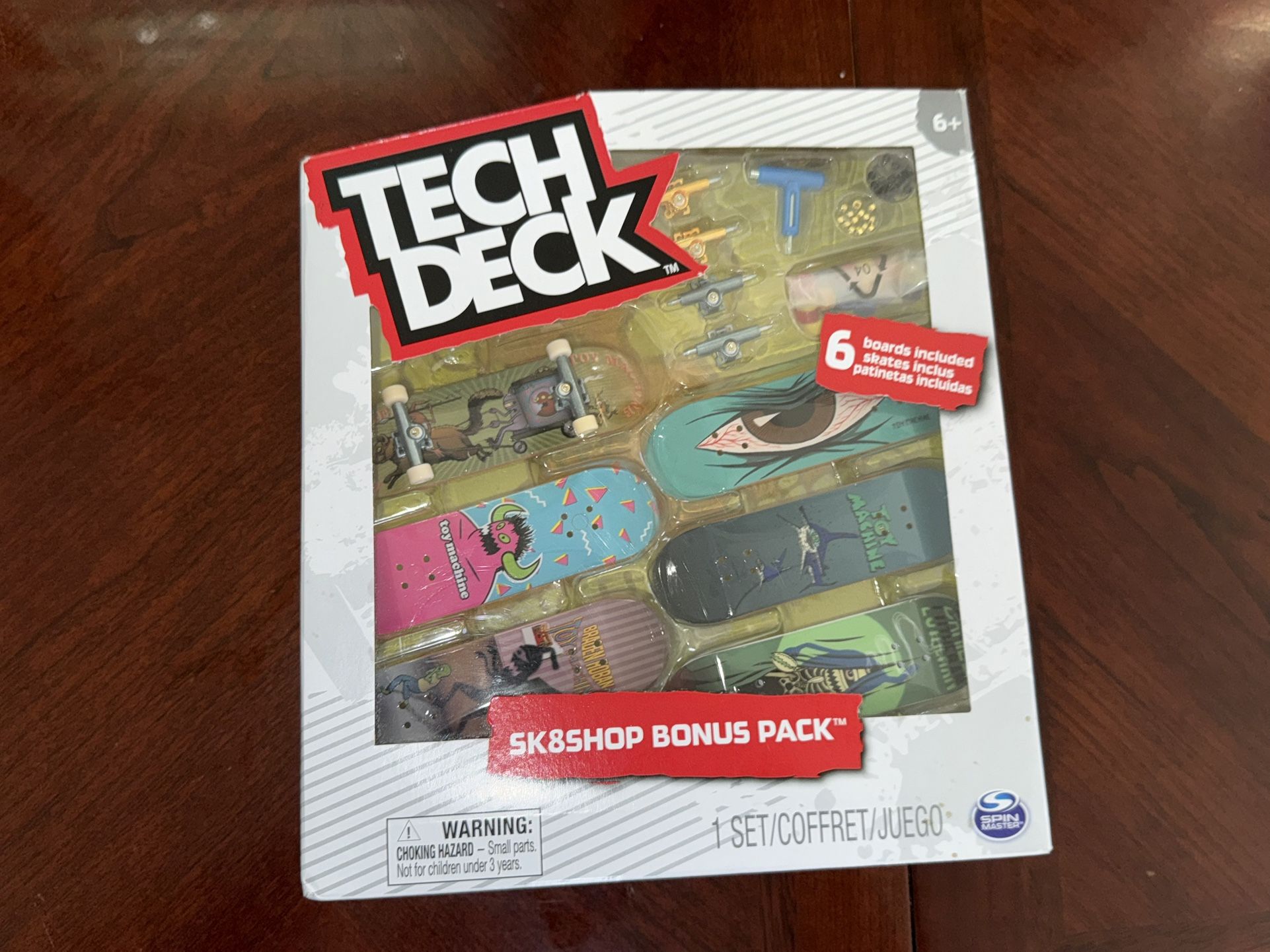 Authentic Tech Deck Fingerboards Pack (6x)