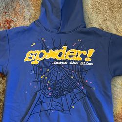 *Brand New* Blue TC Sp5der Hoodie
