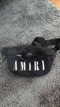AMIRI Black Nylon Bum Bag