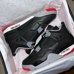 Air Jordan 4 Retro Bred Size 10.5 11 & 11.5 Available 