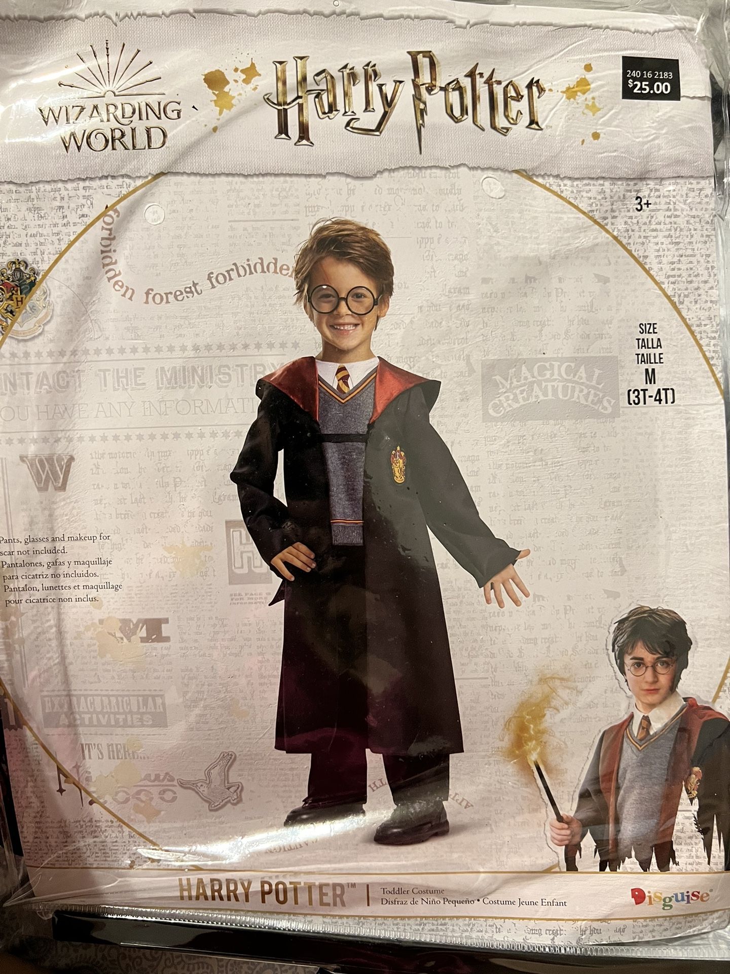 Harry Potter Halloween Costume 3T-4T