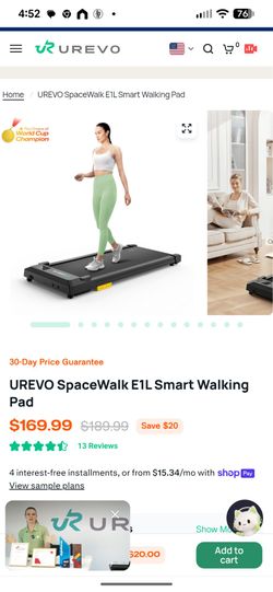 Space walk E1L treadmill
