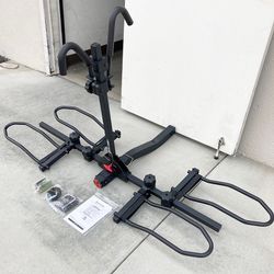 (Brand New) $99 Heavy Duty 2-Bike Rack, Wobble Free Tilting Electric Bicycle Carrier 120lbs Capacity, 2” Hitch