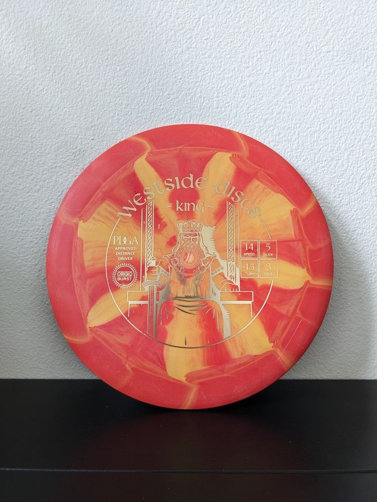 Westside Discs King Origio Burst Red/Orange - Disc Golf