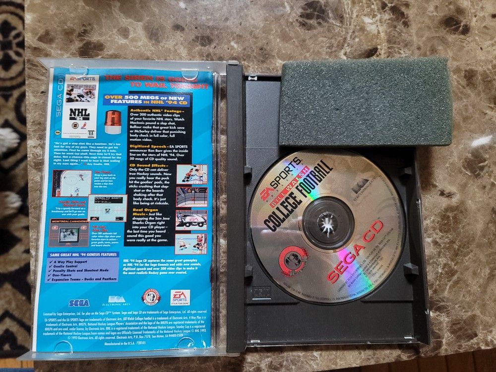 Bill Walsh College Football Sega Cd Electronics & Media