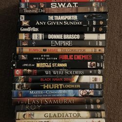 DVD 22 Action/Drama Movies