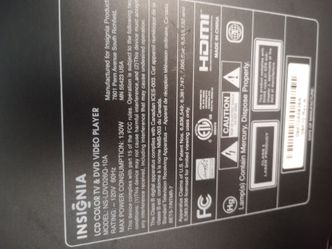 TV DVD combo Insignia
