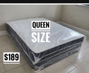 NEW Mattress Queen Size Regular With Box Spring // Offer  🚚