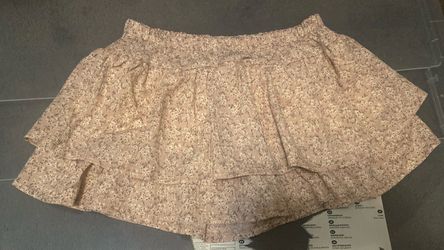 Flowers Ruffle Skorts
