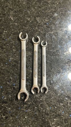 Drop Forged Flare Nut Wrench Set (3 Pieces)