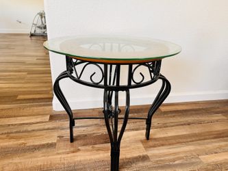 Decent Glass Side Table Only For $35