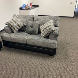 Millingar Smoke Loveseat🚛Same Day Delivery💳Financing Options