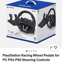 Ps5/ps4 Steering Wheel And Pedals
