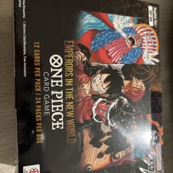 Sealed One Piece TCG OP-09 Emperors in the New World Booster Box - 24 Packs - HOT Anniversary Set!
