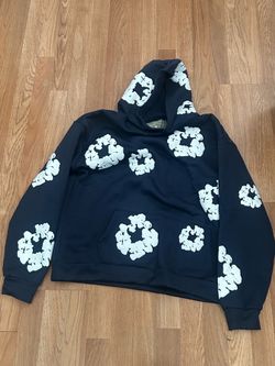 Dark blue denim tears hoodie