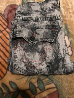 Men’s Grey True Religion Jeans