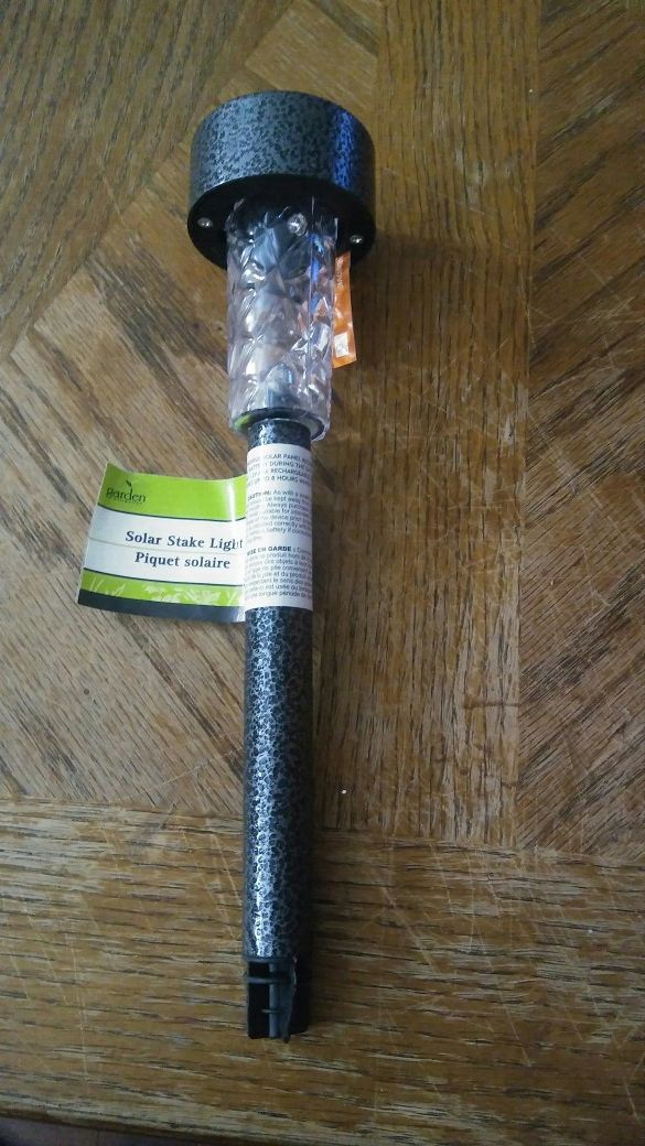 Solar stake lights piquet solaire
