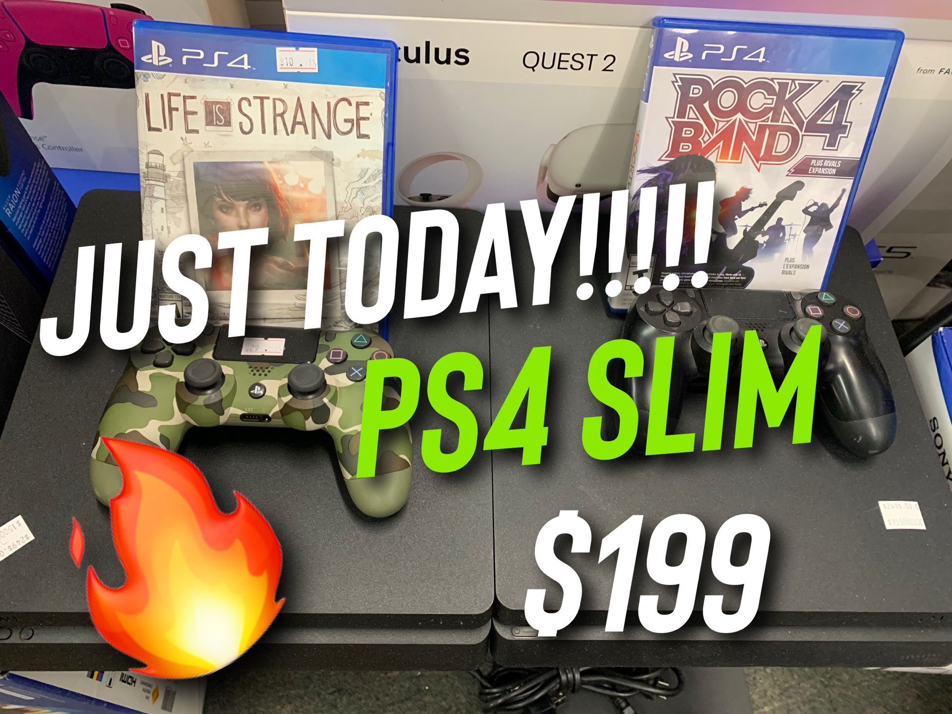 JUST TODAY!!!!! PS4 SLIM