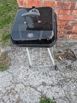 Used BBQ pit