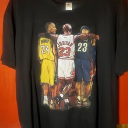 NBA  3 Goats T shirt