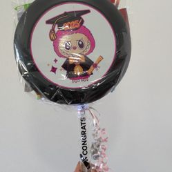 Graduation Lollipop Labubu. ANY THEME AVAILABLE. Gift Candy Bouquet 