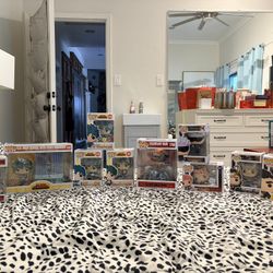 Funko Pops: My Hero Academia, Loki, Stranger Things, and Schitts Creek