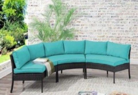 Curved Patio Furniture Set Round Patio Furniture Brand New In The Box Half Moon Patio Furniture πππΊπ