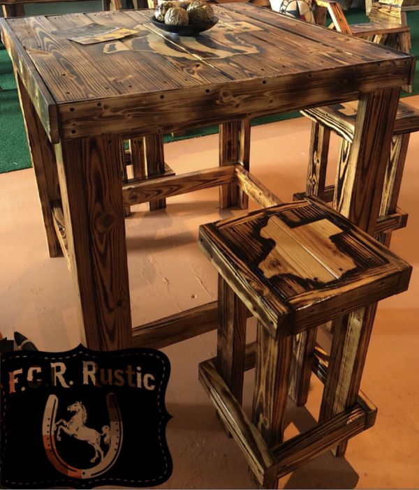 Rustic Bar Table for Sale in Houston, TX OfferUp