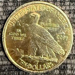 US Ten Dollar Gold Coin