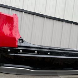 HONDA HR-V  HRV REAR BUMPER LEFT DRIVER SIDE CLOSURE PANEL SHIELD COVER OEM 2023 2024 + CENTRAL BLACK REAR BUMPER ✨ SHINY GLOSSY + SILVER LOWER PART