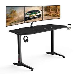 Gaming Desk Carbon Fiber 55inch