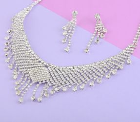 Silver Tone Prom/Wedding Jewelry