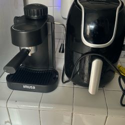 Air Fryer And espresso Maker 