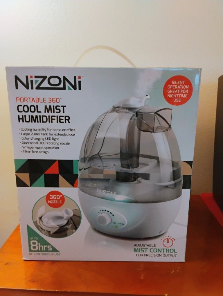 New Ultrasonic Cool Mist Humidifier