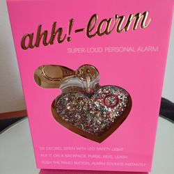 Decorative keyring alarm for women 