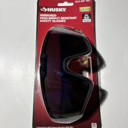Husky Mirrored high-Impact resistant safety Glasses