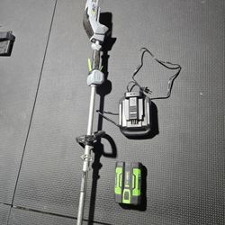 EGO Trimmer, Battery, Charger 