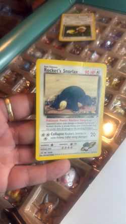 Rocket's Snorlax Pokémon Card Team Rocket Set