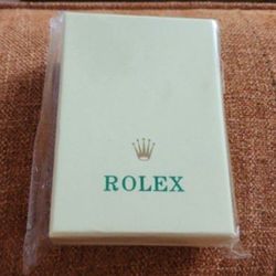 ROLEX BOX & CASE NEW --NO WATCH INSIDE ! FIRM PRICE!